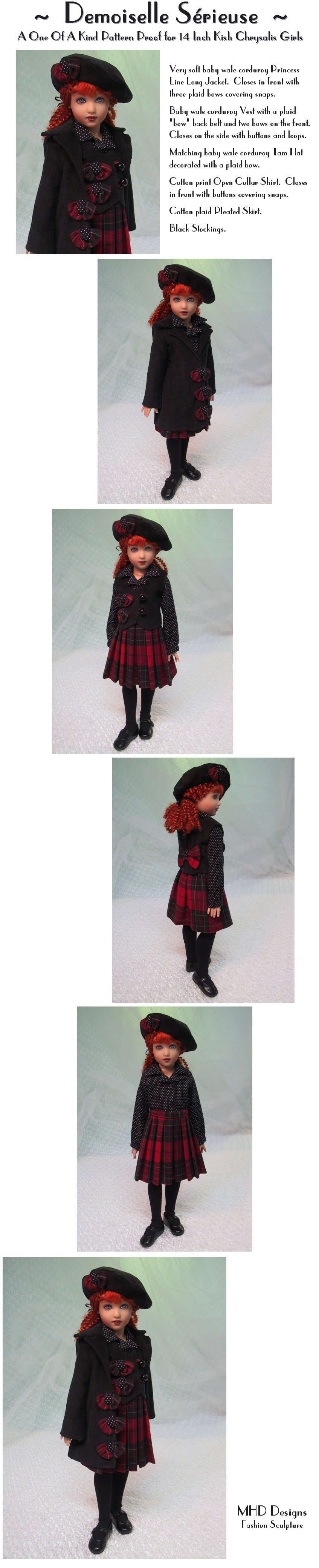 Serious Little Woman - a One Of A Kind Pattern Proof by MHD Designs - High Resolution Photographs, your patience is appreciated!