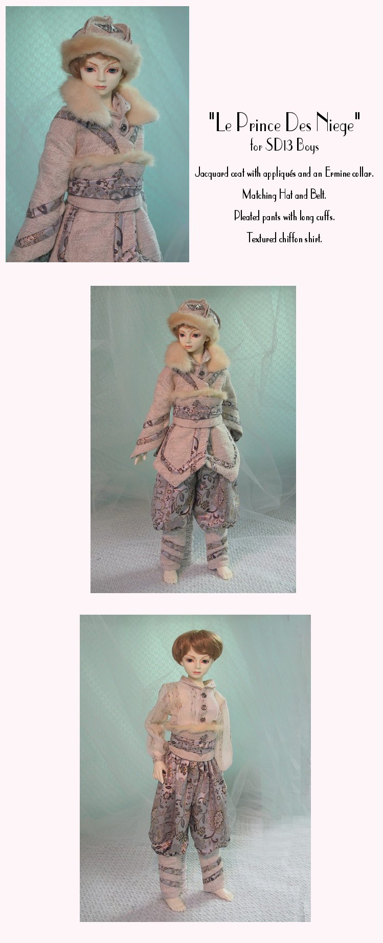MHD Designs - The Snow Prince  - for SD13 Boy