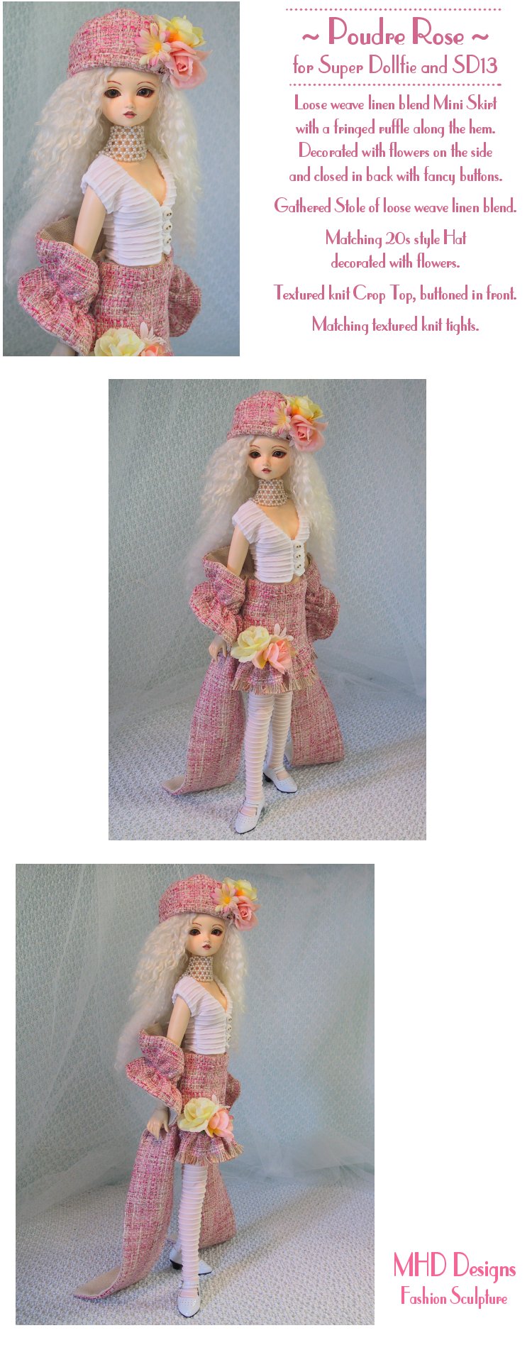 MHD Designs - 


Pink Powder - for Super Dollfie and SD13



