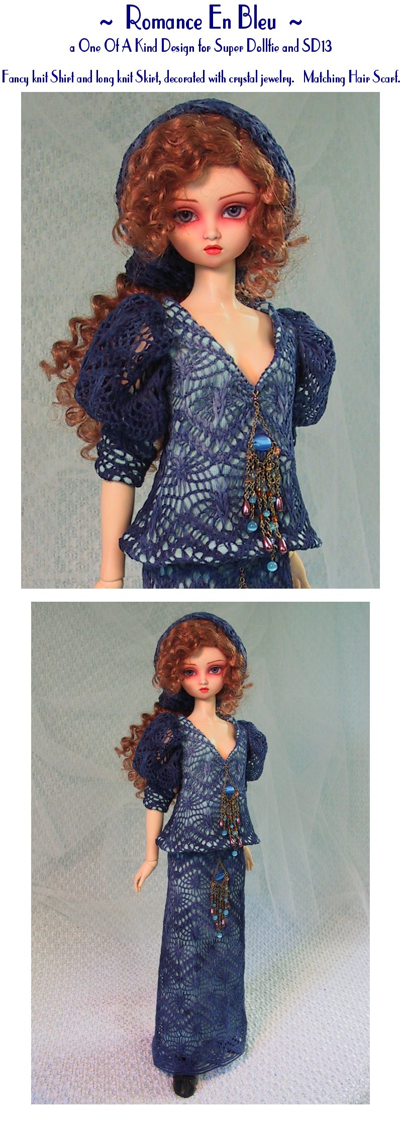 MHD Designs - 


Romance In Blue - for Super Dollfie and SD13


