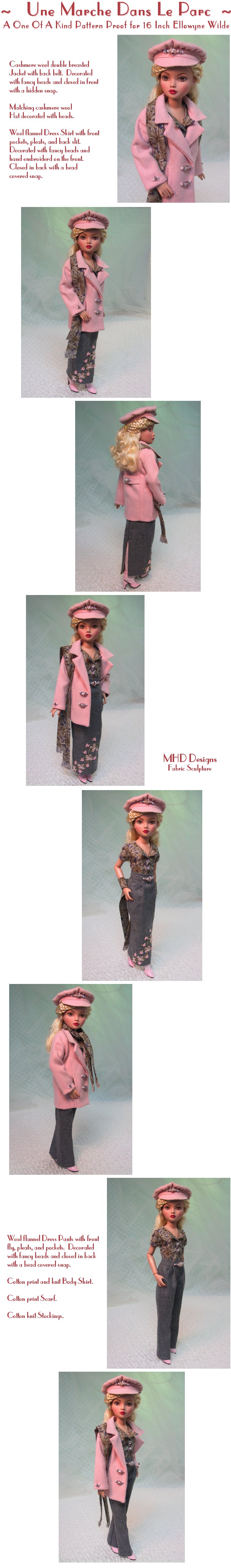 MHD Designs - A Walk In The Park - a One Of A Kind Pattern Proof - High Resolution Photographs, your patience is appreciated!