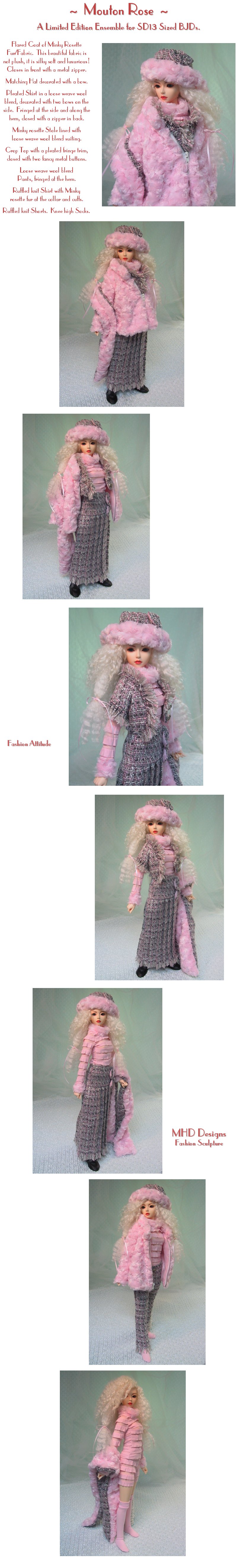 MHD Designs - 


Pink Lamb - for SD13 Sized Ball Jointed Dolls


